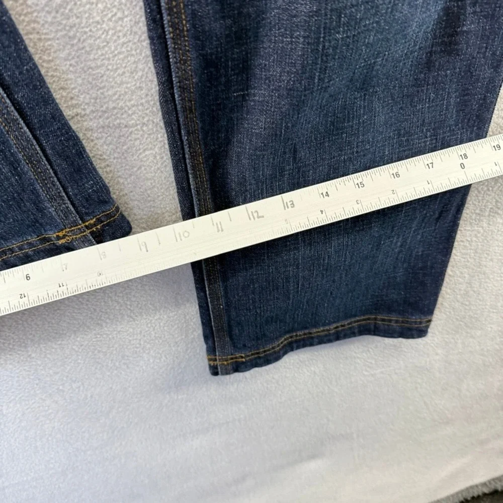 Duluth Jeans Mens 36x32 Blue Flex Ballroom Relaxed Fit Work Denim Cotton Blend